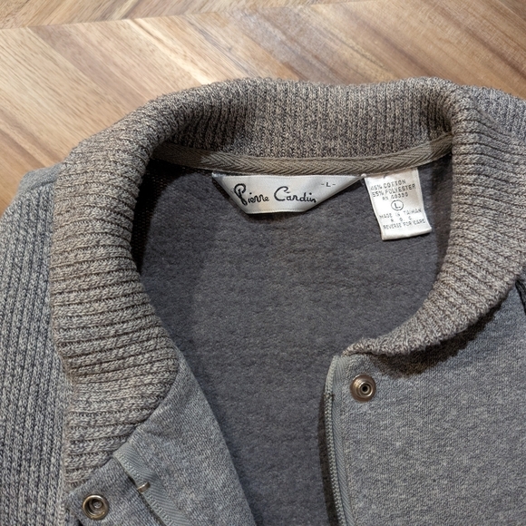 Vintage Unique Pierre Cardin‎ Bomber Sweater - Picture 10 of 12